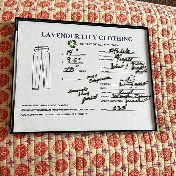 Athleta Chaturanga Bloom Floral Tight Women's M High Inseam 28" Key Pocket - Picture 8 of 16